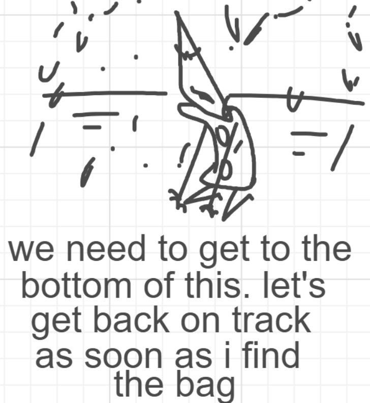 A panel from I've Been Everywhere, Man, episode nine of the Board Boards object show by Furretwalk/WalkingFurret.